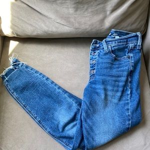 Old navy button fly high rise jeans